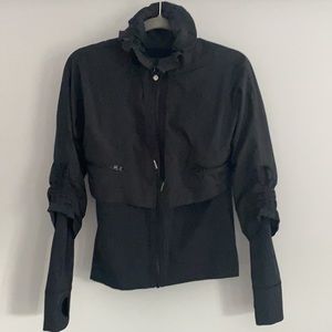 Lululemon size 6 full zip black jacket